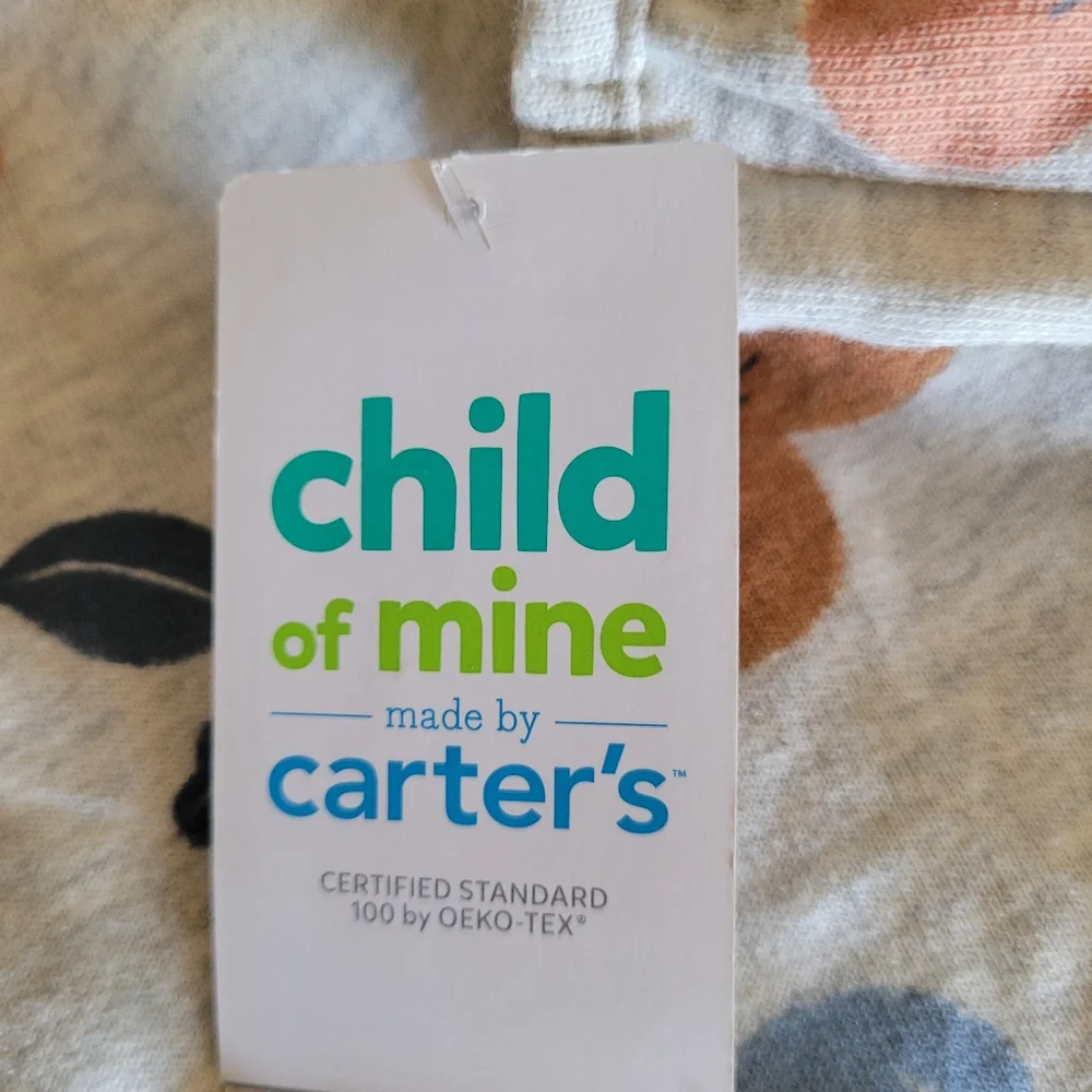 Carter's Floral Button-Up Baby Cardigan - Picture 3 of 5